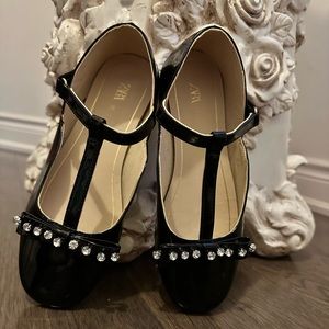 Zara flats embellishment